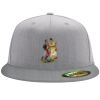 Flexfit 6210 Structured Flat Bill Fitted Hat Thumbnail