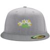 Flexfit 6210 Structured Flat Bill Fitted Hat Thumbnail