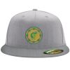 Flexfit 6210 Structured Flat Bill Fitted Hat Thumbnail