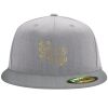 Flexfit 6210 Structured Flat Bill Fitted Hat Thumbnail
