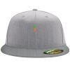 Flexfit 6210 Structured Flat Bill Fitted Hat Thumbnail