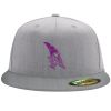 Flexfit 6210 Structured Flat Bill Fitted Hat Thumbnail