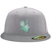 Flexfit 6210 Structured Flat Bill Fitted Hat Thumbnail