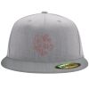 Flexfit 6210 Structured Flat Bill Fitted Hat Thumbnail