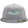 Flexfit 6210 Structured Flat Bill Fitted Hat Thumbnail