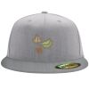 Flexfit 6210 Structured Flat Bill Fitted Hat Thumbnail