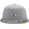 Flexfit 6210 Structured Flat Bill Fitted Hat Thumbnail