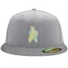 Flexfit 6210 Structured Flat Bill Fitted Hat Thumbnail