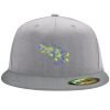 Flexfit 6210 Structured Flat Bill Fitted Hat Thumbnail