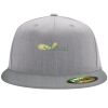 Flexfit 6210 Structured Flat Bill Fitted Hat Thumbnail