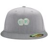 Flexfit 6210 Structured Flat Bill Fitted Hat Thumbnail