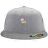 Flexfit 6210 Structured Flat Bill Fitted Hat Thumbnail