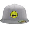 Flexfit 6210 Structured Flat Bill Fitted Hat Thumbnail