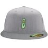 Flexfit 6210 Structured Flat Bill Fitted Hat Thumbnail