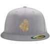 Flexfit 6210 Structured Flat Bill Fitted Hat Thumbnail