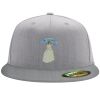 Flexfit 6210 Structured Flat Bill Fitted Hat Thumbnail