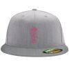 Flexfit 6210 Structured Flat Bill Fitted Hat Thumbnail