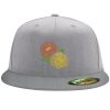 Flexfit 6210 Structured Flat Bill Fitted Hat Thumbnail
