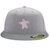 Flexfit 6210 Structured Flat Bill Fitted Hat Thumbnail