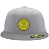 Flexfit 6210 Structured Flat Bill Fitted Hat Thumbnail