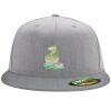 Flexfit 6210 Structured Flat Bill Fitted Hat Thumbnail