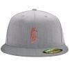 Flexfit 6210 Structured Flat Bill Fitted Hat Thumbnail