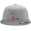 Flexfit 6210 Structured Flat Bill Fitted Hat Thumbnail