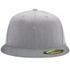 Flexfit 6210 Structured Flat Bill Fitted Hat Thumbnail