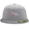 Flexfit 6210 Structured Flat Bill Fitted Hat Thumbnail