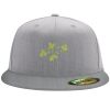Flexfit 6210 Structured Flat Bill Fitted Hat Thumbnail