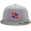 Flexfit 6210 Structured Flat Bill Fitted Hat Thumbnail
