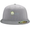 Flexfit 6210 Structured Flat Bill Fitted Hat Thumbnail