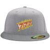 Flexfit 6210 Structured Flat Bill Fitted Hat Thumbnail